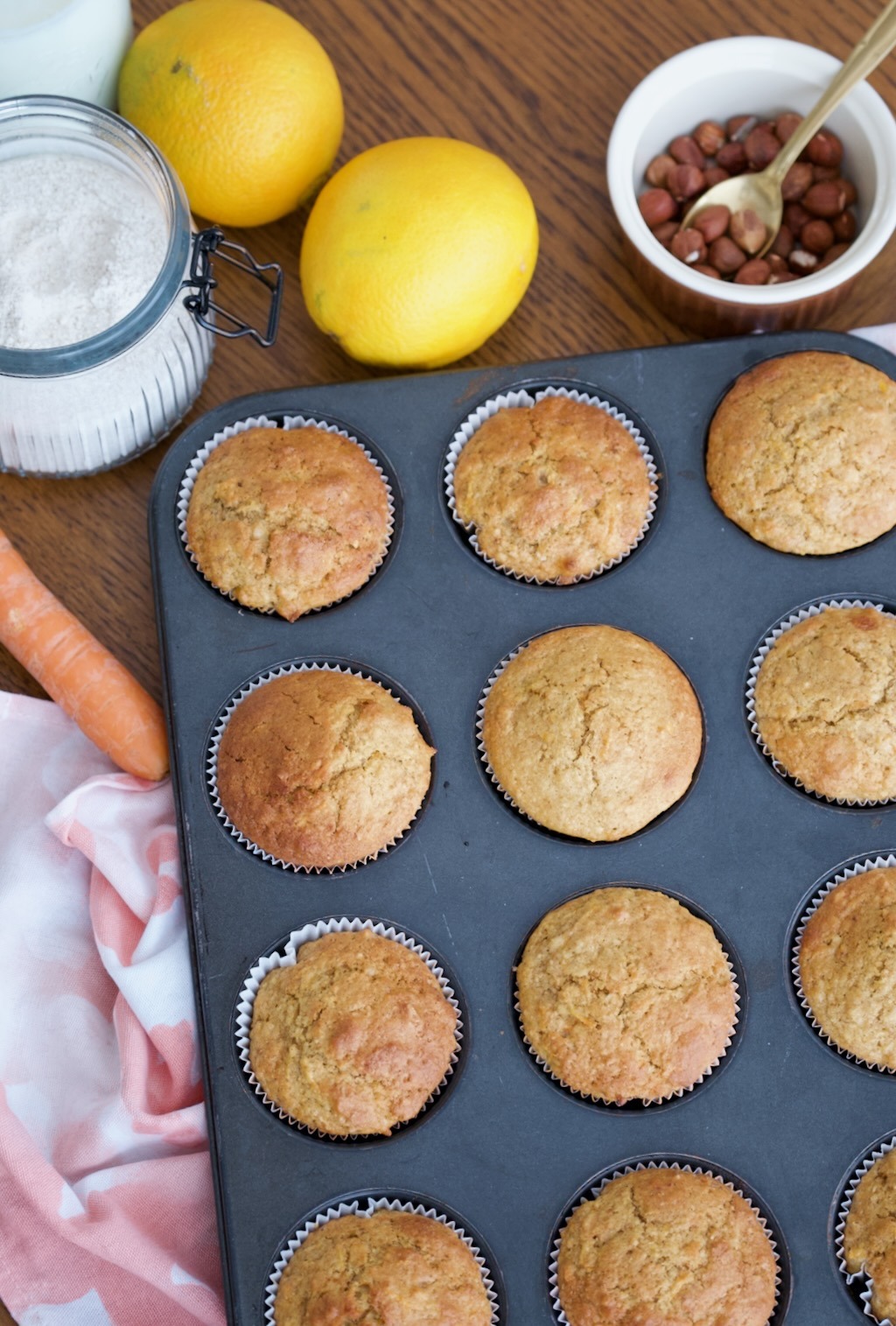 Muffins aux carottes